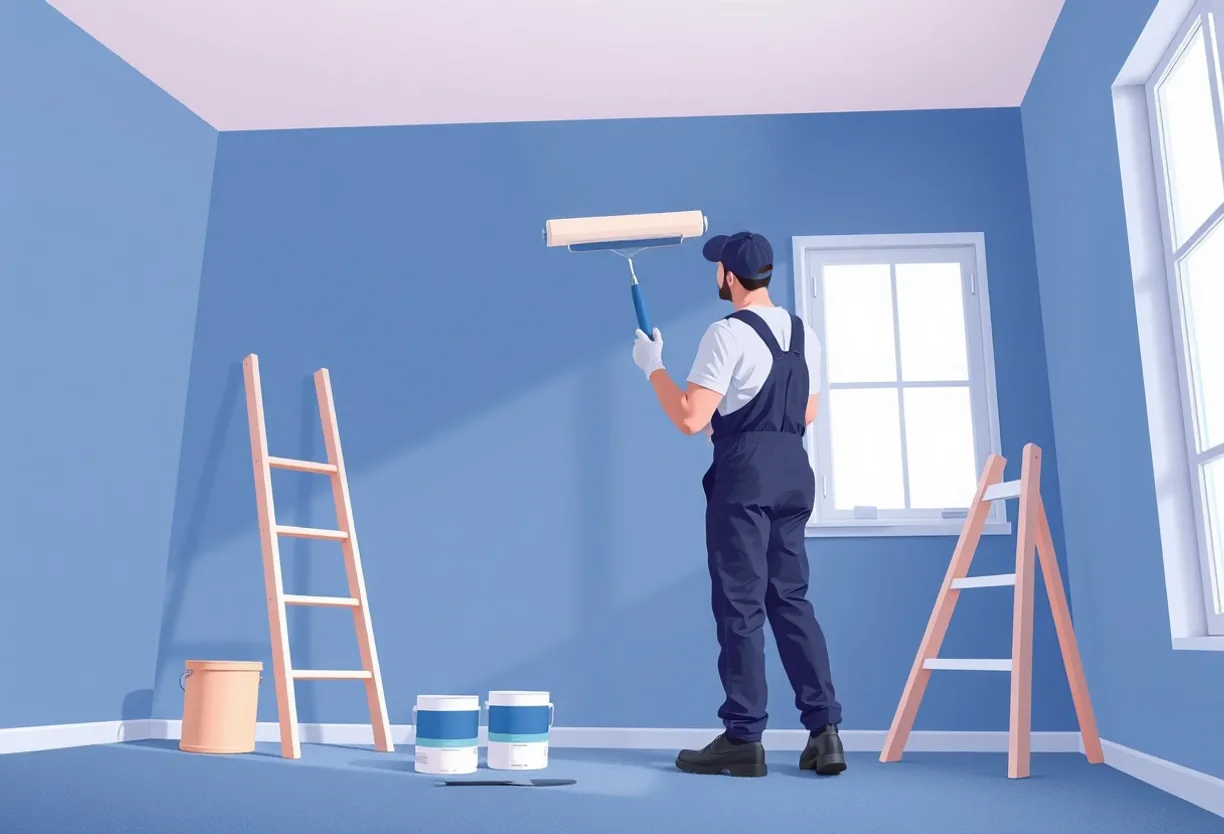 Peintre La Motte-Servolex 73290 en intervention sur un chantier